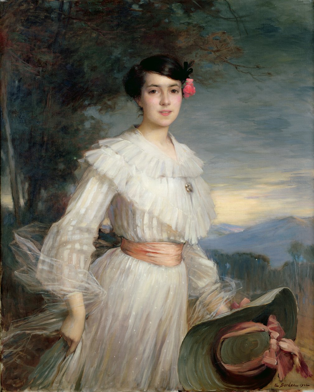 Porträtt av Madeleine Reclus, 1902 av Ernest Bordes