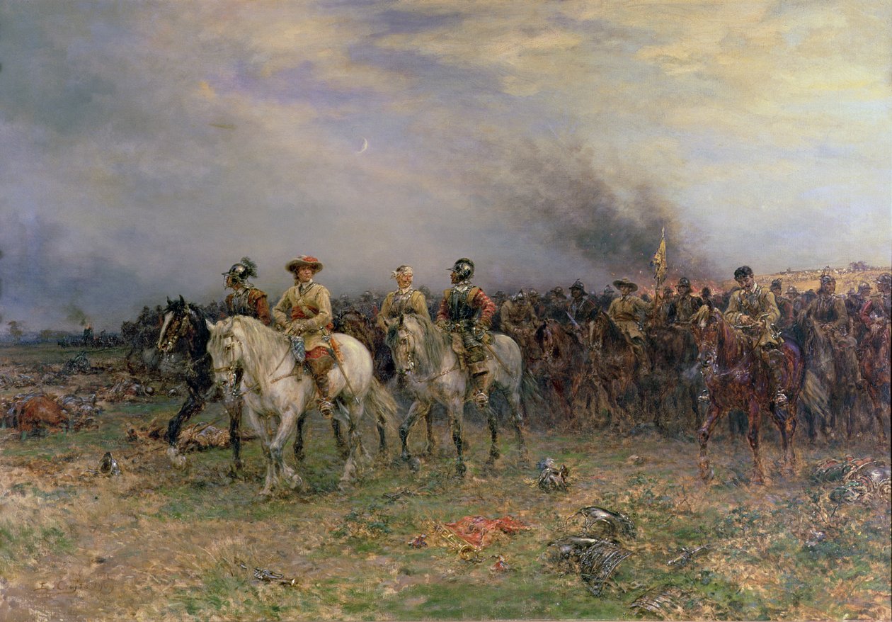 Cromwell efter slaget vid Marston Moor av Ernest Crofts