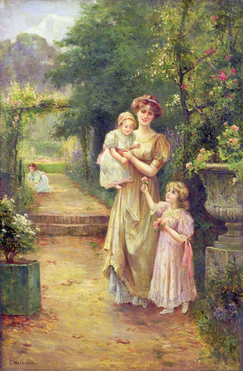 En för barnet, ca 1900 av Ernest Walbourn