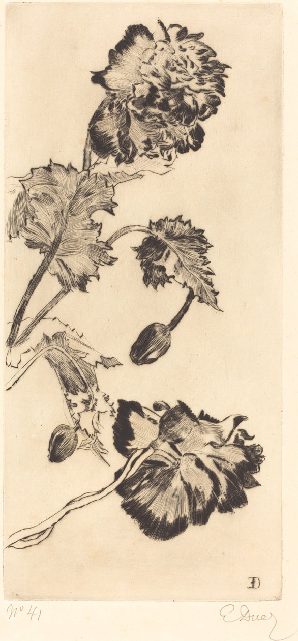 Blommor (Fleurs) av Ernest Ange Duez