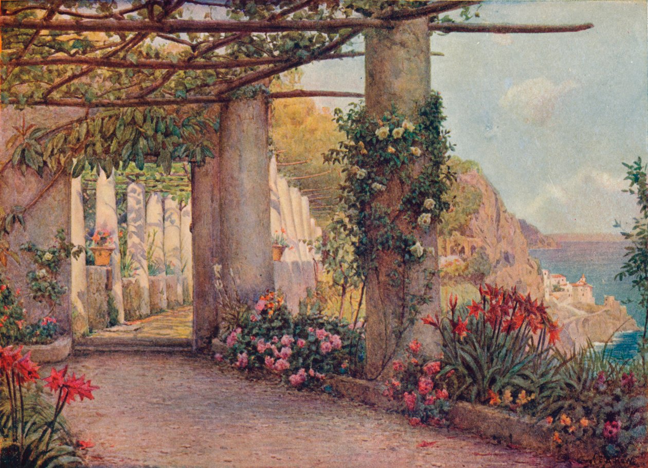Cappuccino, Amalfi, 1903 av Ernest Arthur Rowe