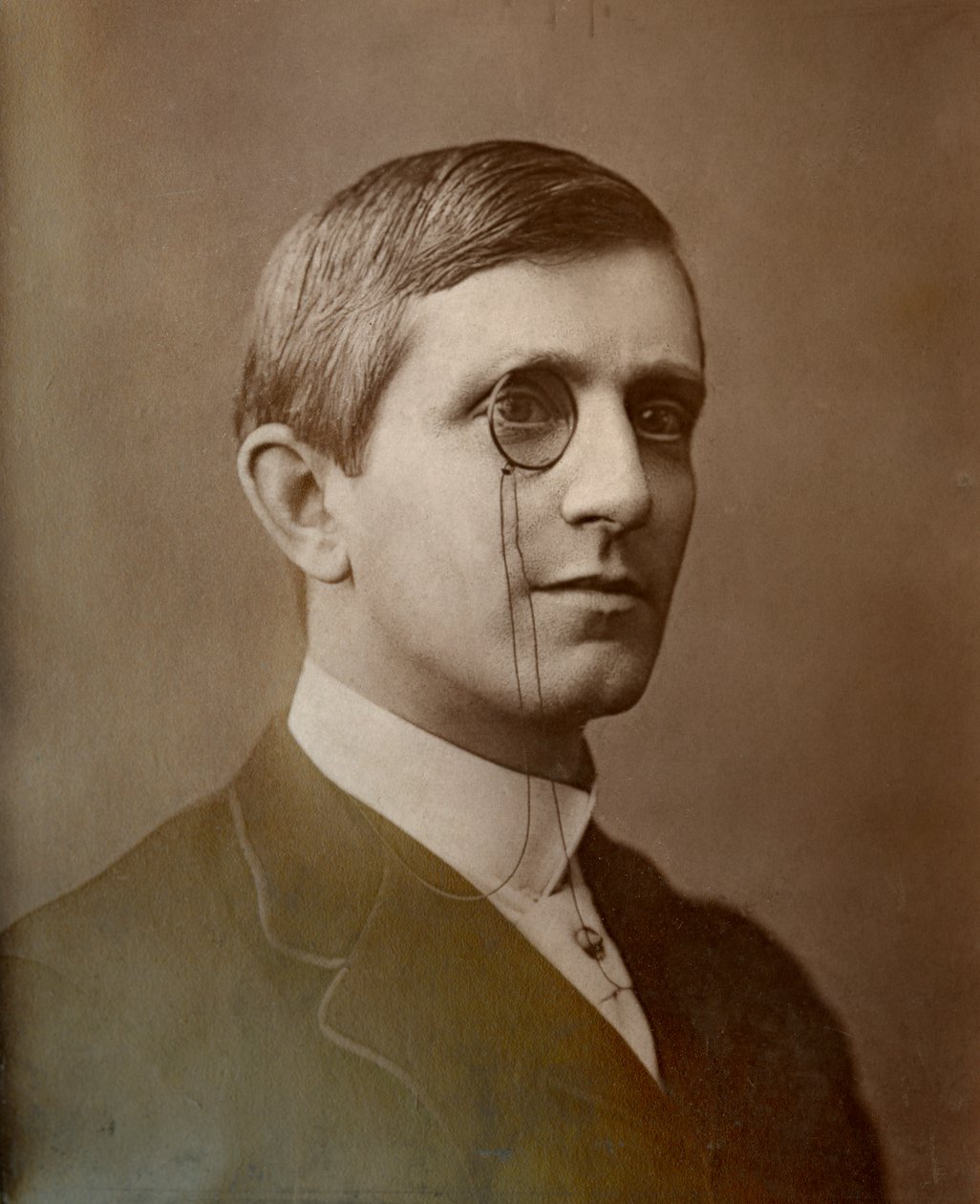 Brandon Thomas, brittisk skådespelare, dramatiker och låtskrivare, 1887 av Ernest Barraud