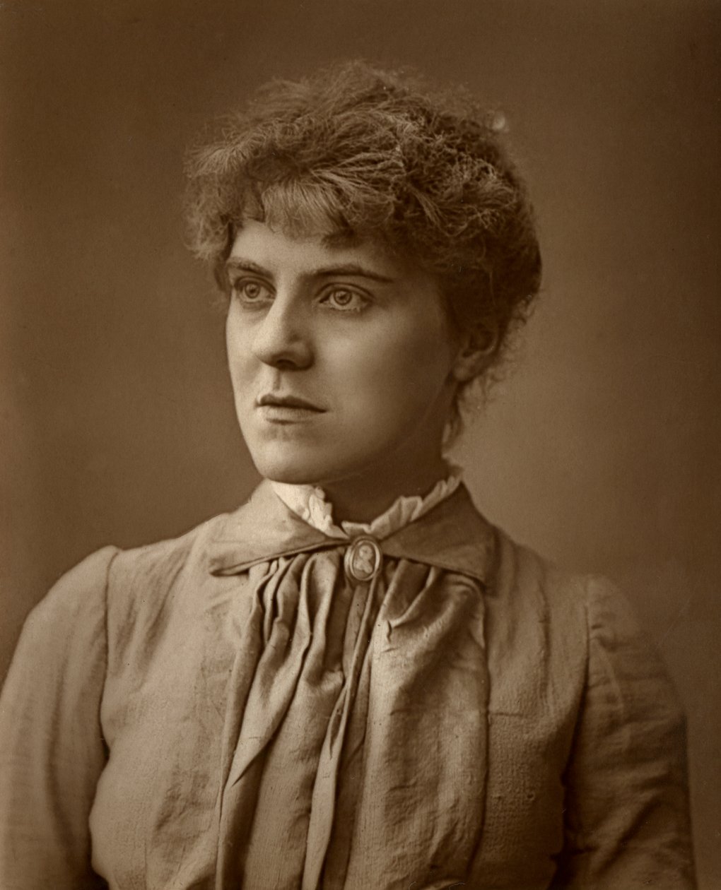 Janet Achurch, brittisk skådespelerska och skådespelare, 1887 av Ernest Barraud