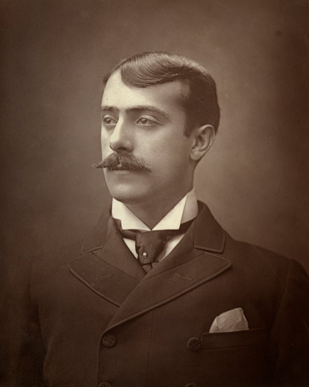 Laurence Cautley, brittisk skådespelare, 1887 av Ernest Barraud