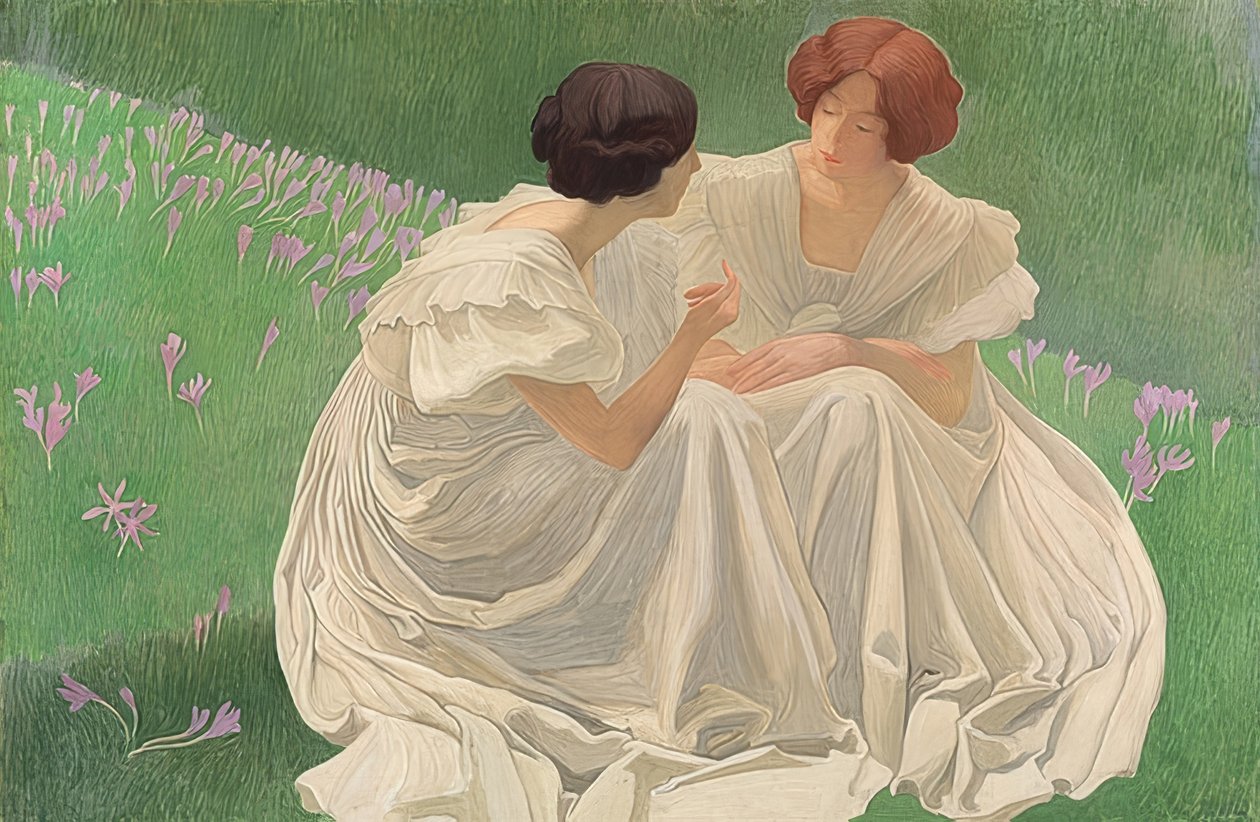 De två vita (Les Deux Blanches). 1898 av Ernest Bieler