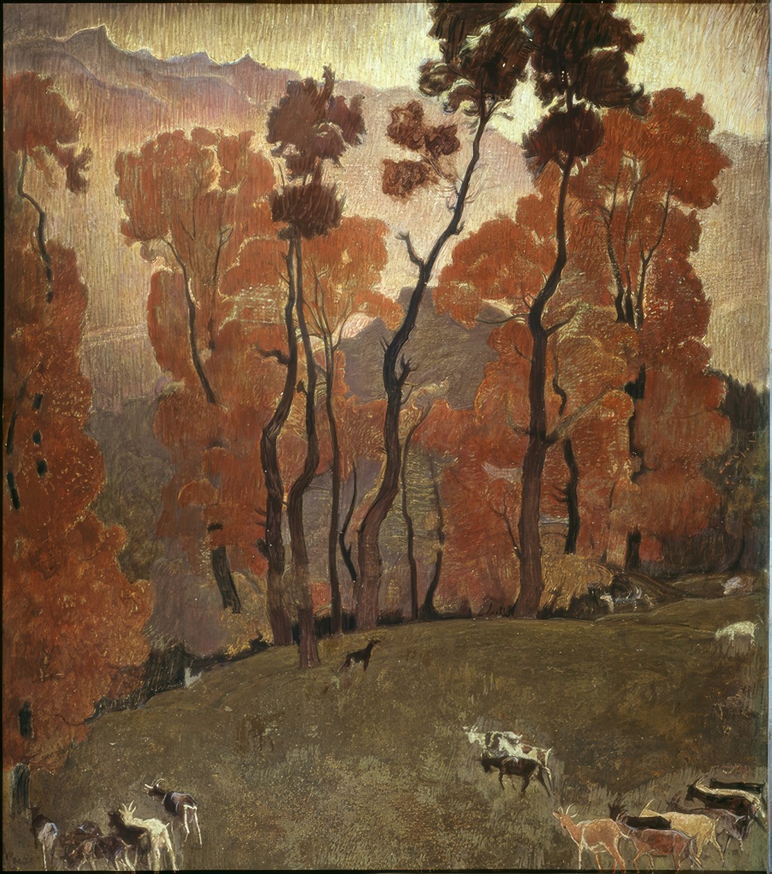 Valais landskap av Ernest Bieler
