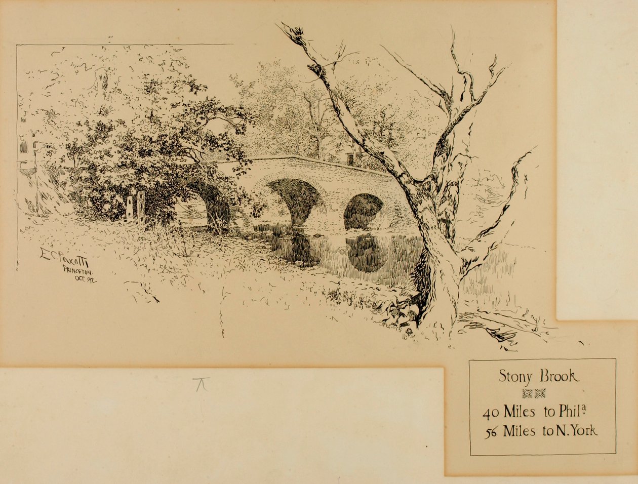 Brook Bridge av Ernest C. Peixotto