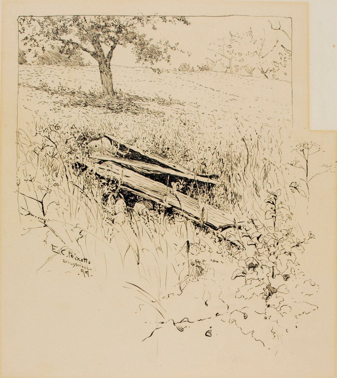 Intagandet av Fort Ticonderoga av Ernest C. Peixotto
