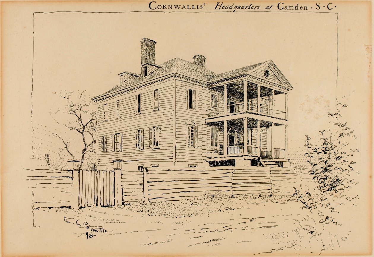 Cornwallaces högkvarter, Camden, South Carolina av Ernest C. Peixotto