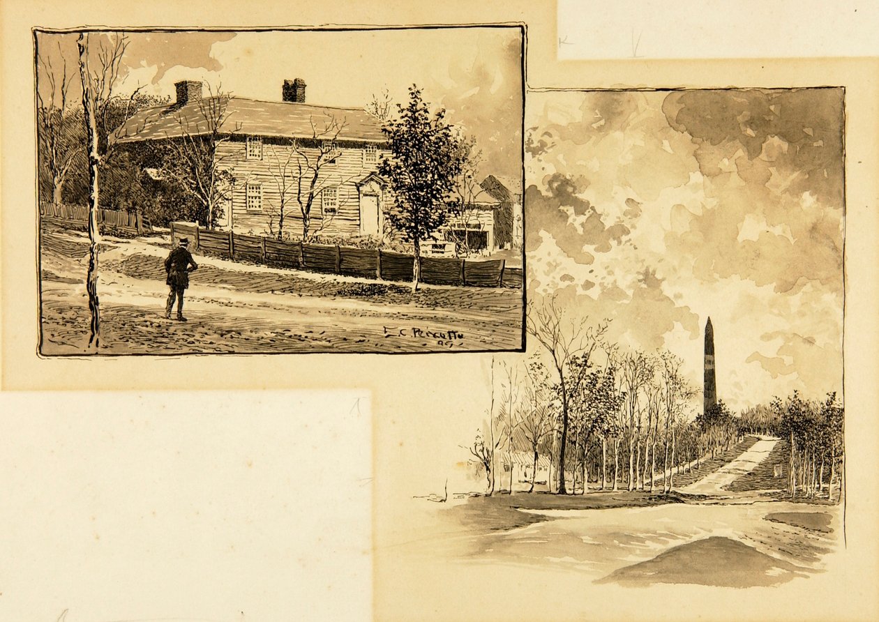 Hus/Monument i skogen av Ernest C. Peixotto