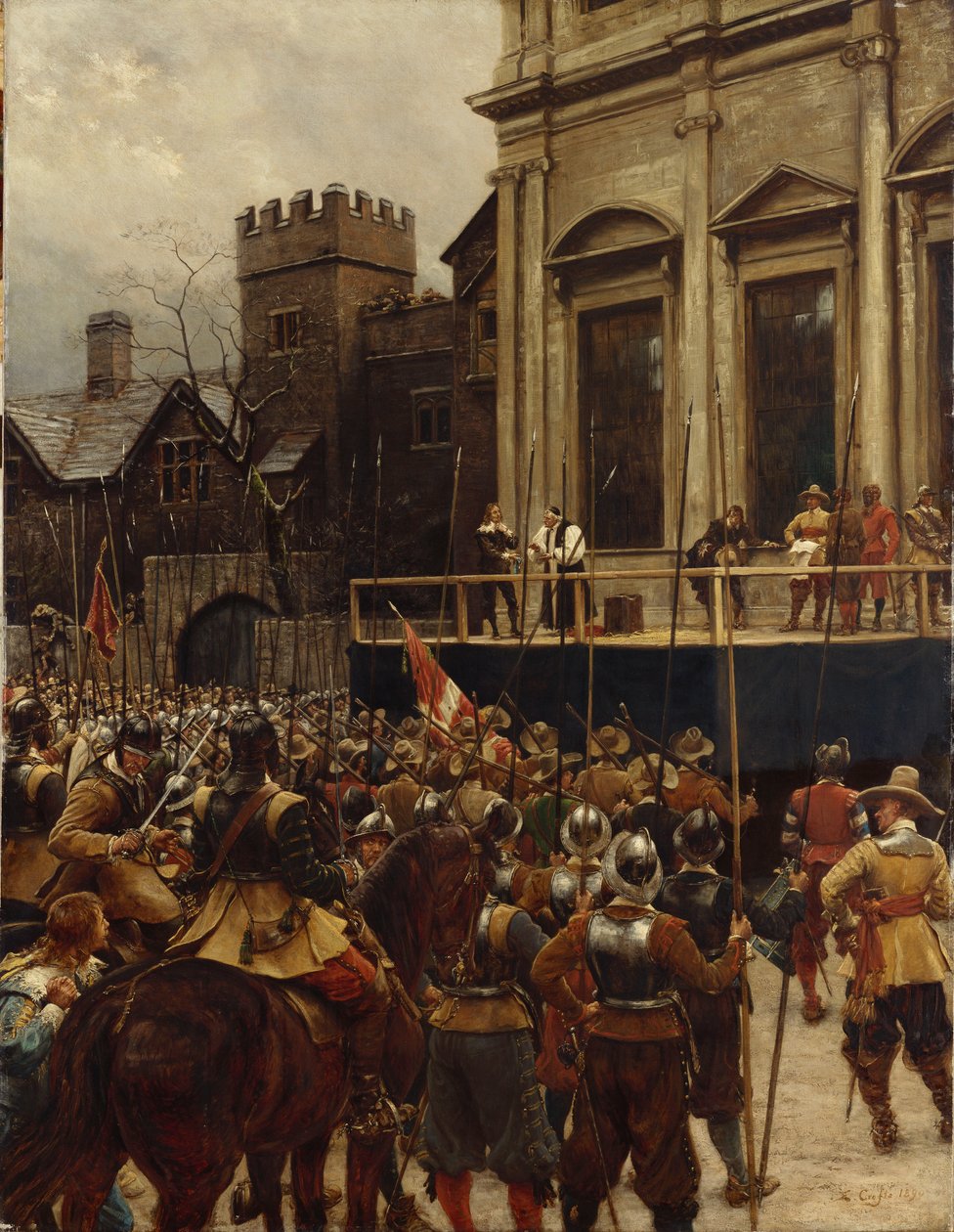 Whitehall, 30 januari 1649, 1890 av Ernest Crofts