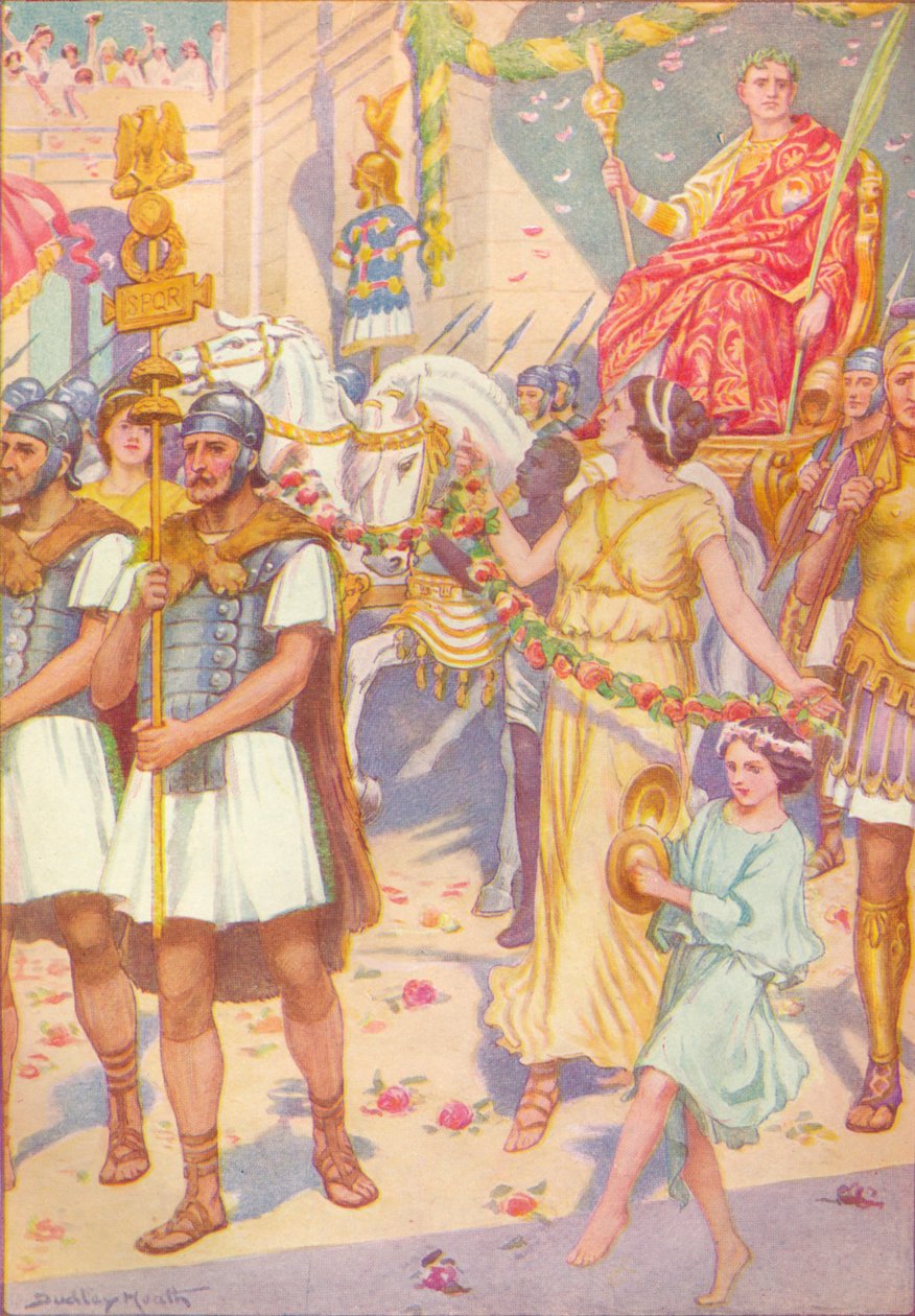 "Hans framsteg var som en kung", c1912 1912 av Ernest Dudley Heath