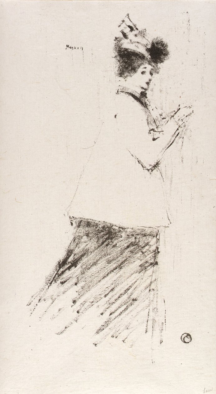 (Ung kvinna) av Ernest Haskell