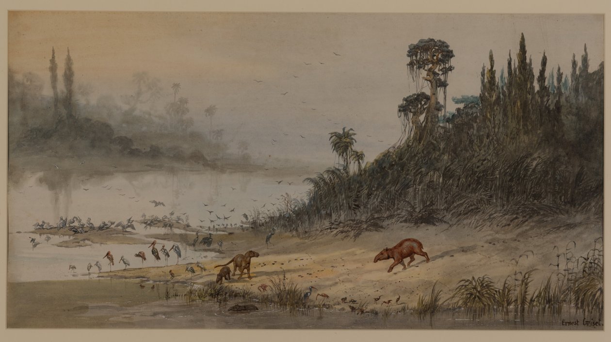 Landskap, 1871 av Ernest Henry Griset