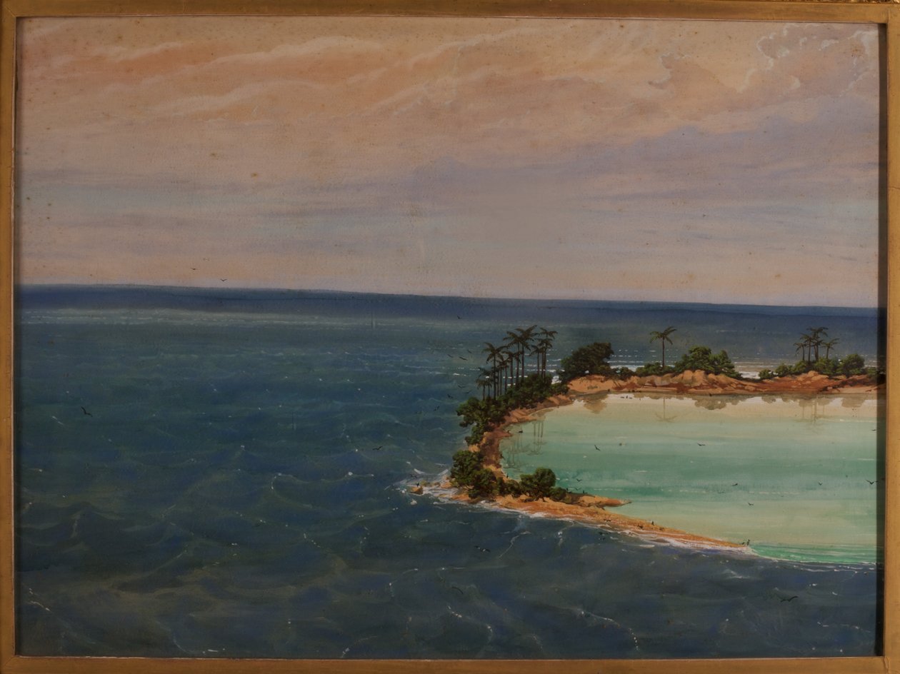 Triptyk över en atol, 1871 av Ernest Henry Griset