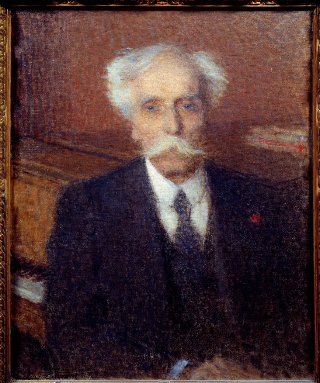 Porträtt av Gabriel Faure (1845-1924), fransk kompositör. Målning av Ernest Laurent (1859-1929) av Ernest Joseph Laurent