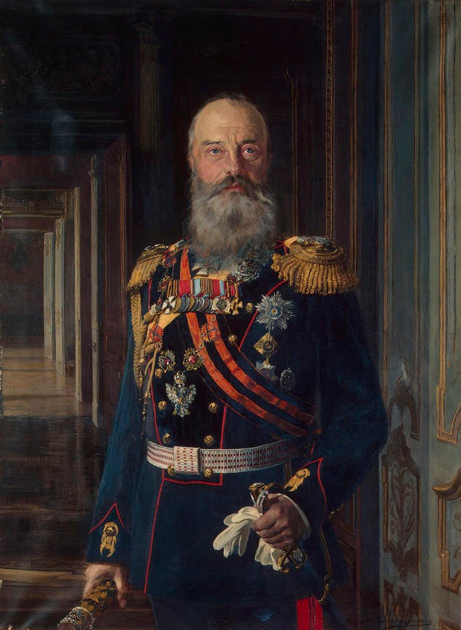 Porträtt av storhertig Michael Nikolaevich av Ryssland