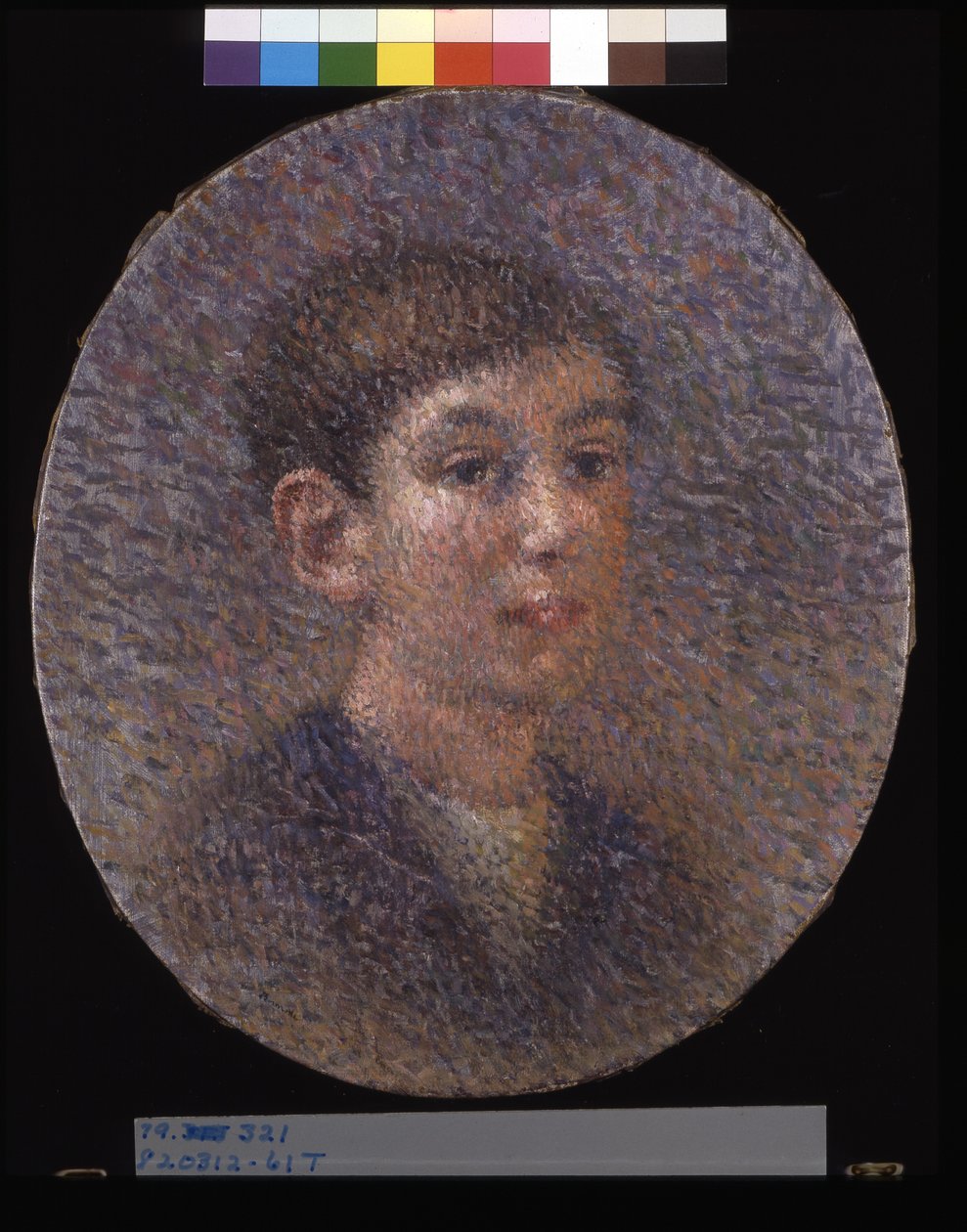 Portrait Of A Boy, okänt datum (olja på duk) av Ernest L. Bonnotte