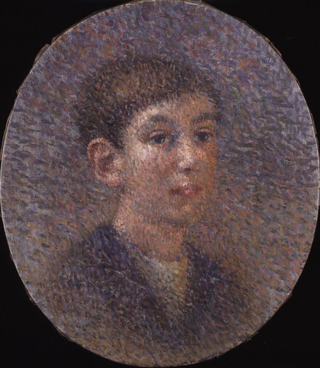 Portrait Of A Boy, okänt datum (olja på duk) av Ernest L. Bonnotte