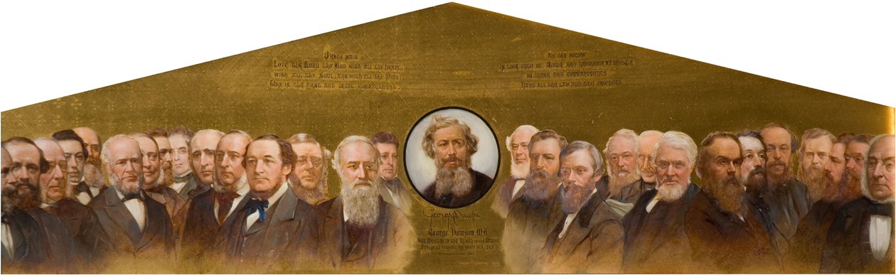 George Dawson och hans vänner, 1879. av Ernest Lancaster Thompson