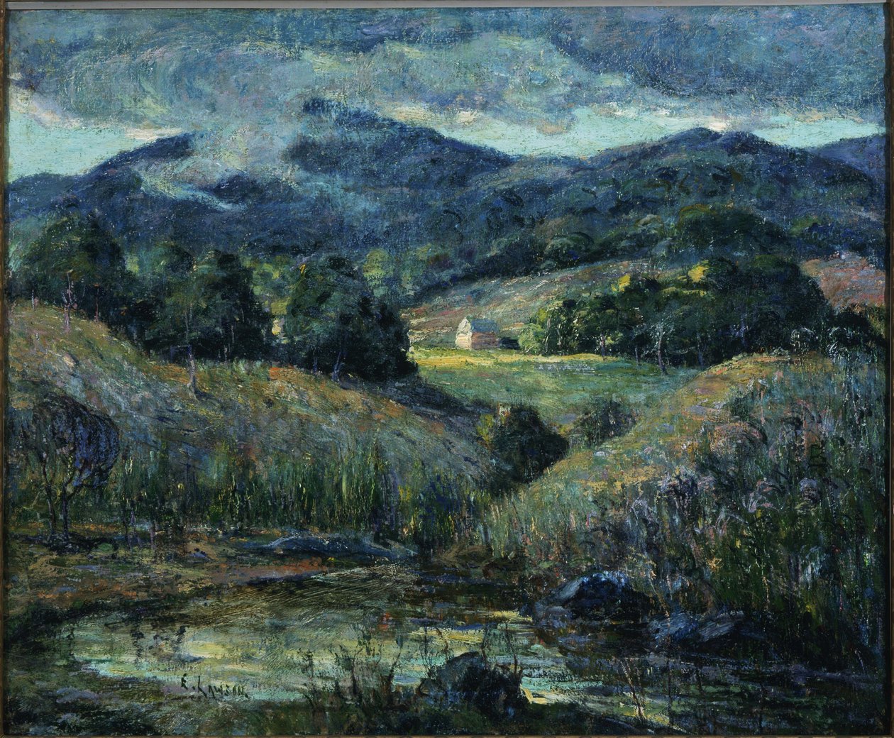 Annalkande storm av Ernest Lawson