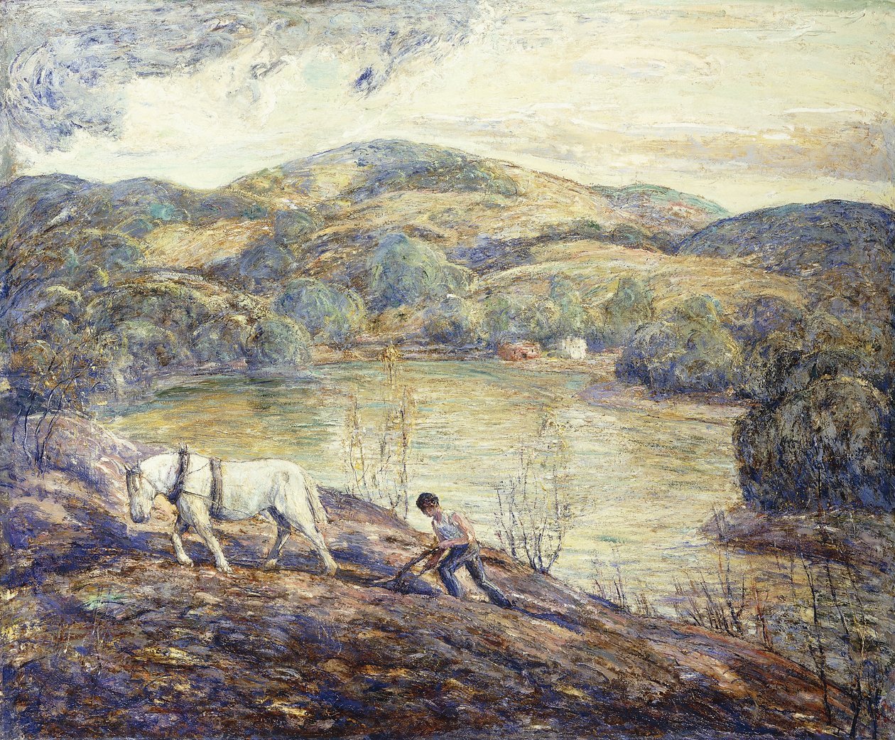 Plöjning av Ernest Lawson