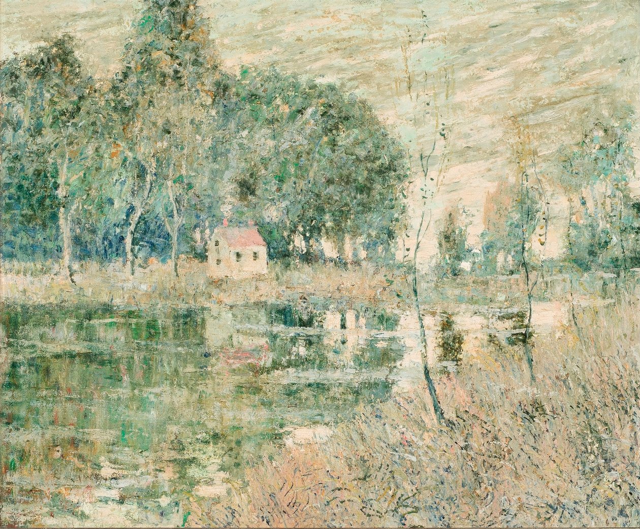 Flodlandskap av Ernest Lawson