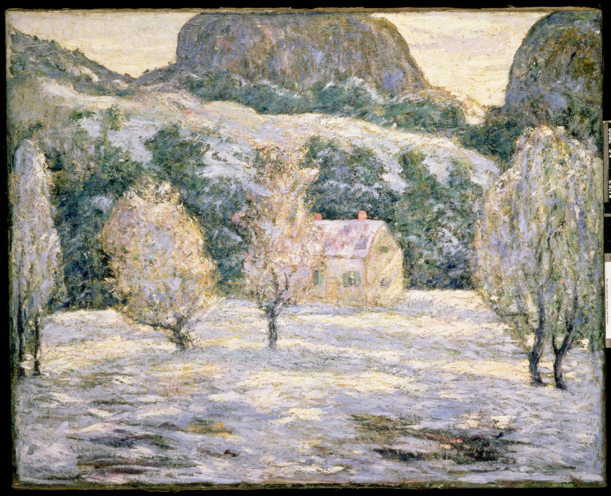 Vinter, ca 1919 av Ernest Lawson
