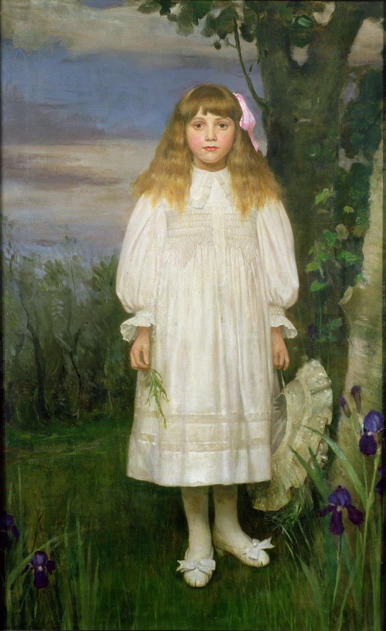 Porträtt av fröken Catherine Howard, ca 1904 av Ernest Leopold Sichel