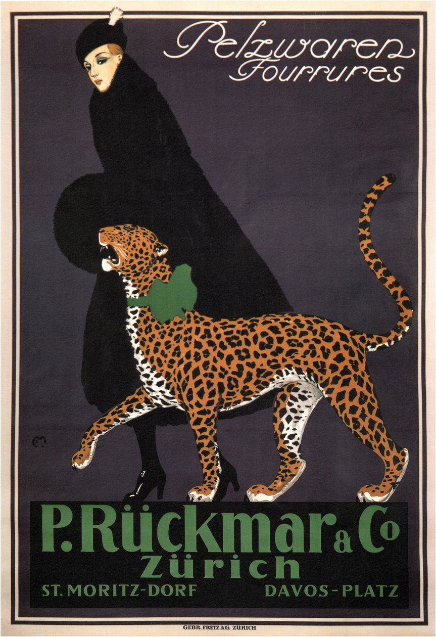 Pälsvaror P. Rückmar & Co, c. 1910 av Ernest Montaut
