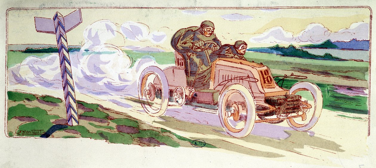Paris Berlin race av Ernest Montaut