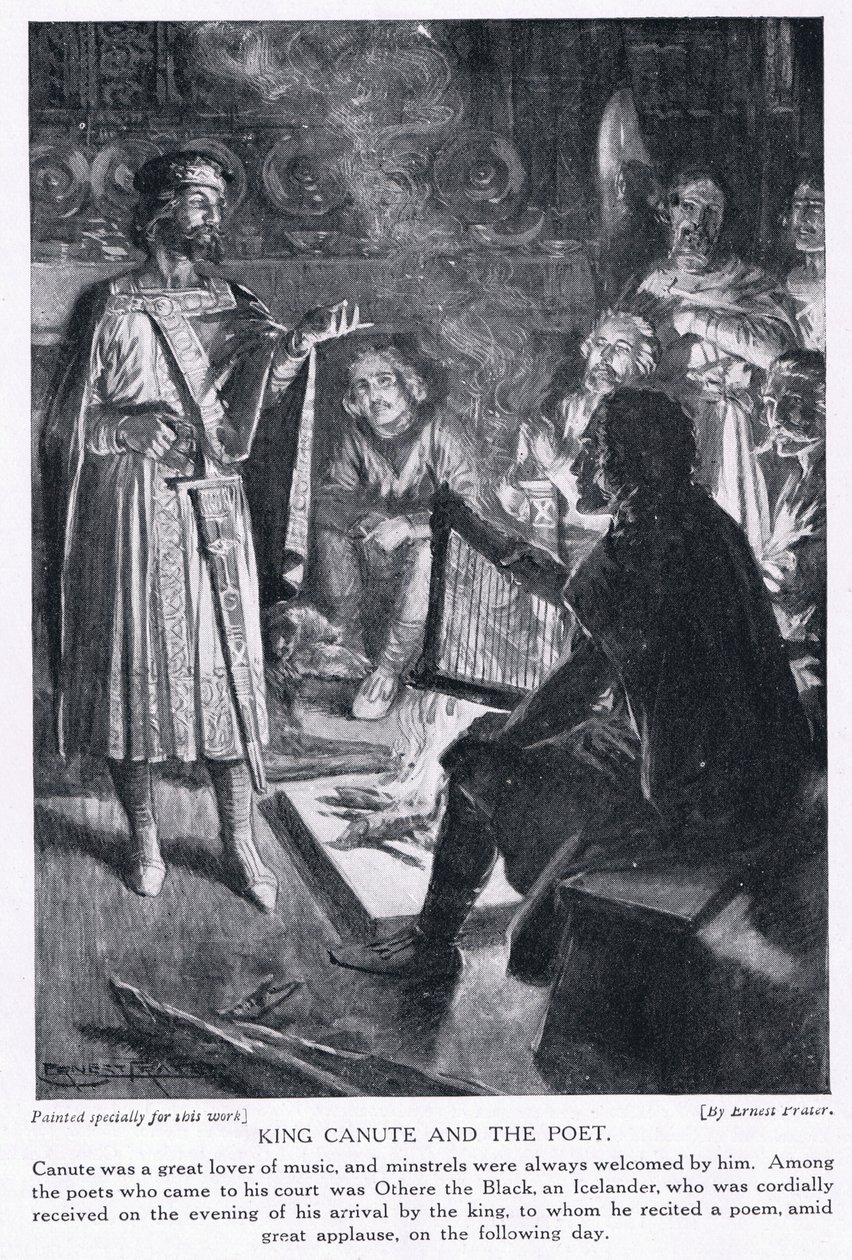Kung Knut och poeten, 1920-talet av Ernest Prater