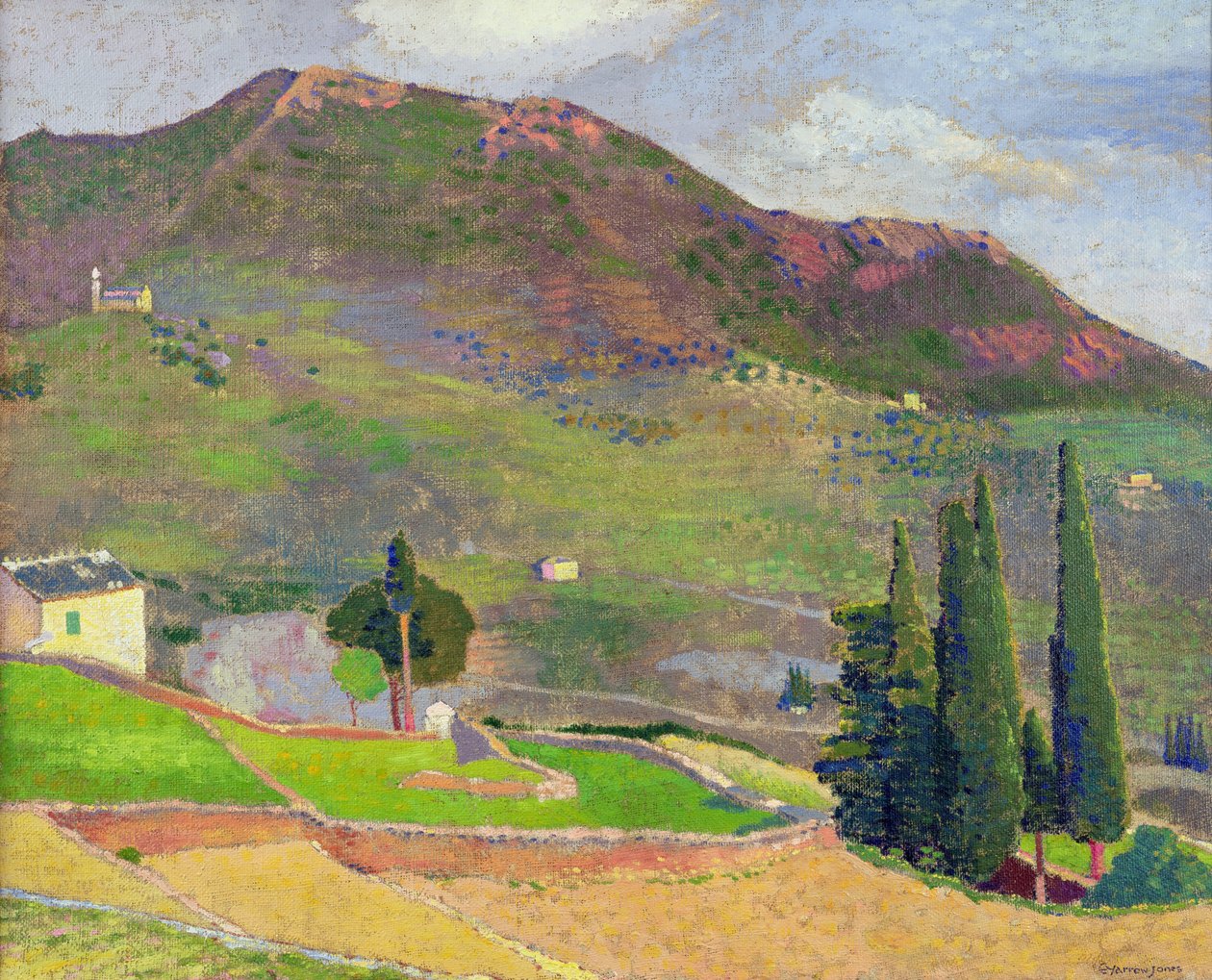 Mount Ste. Victory (olja på duk) av Ernest Yarrow Jones