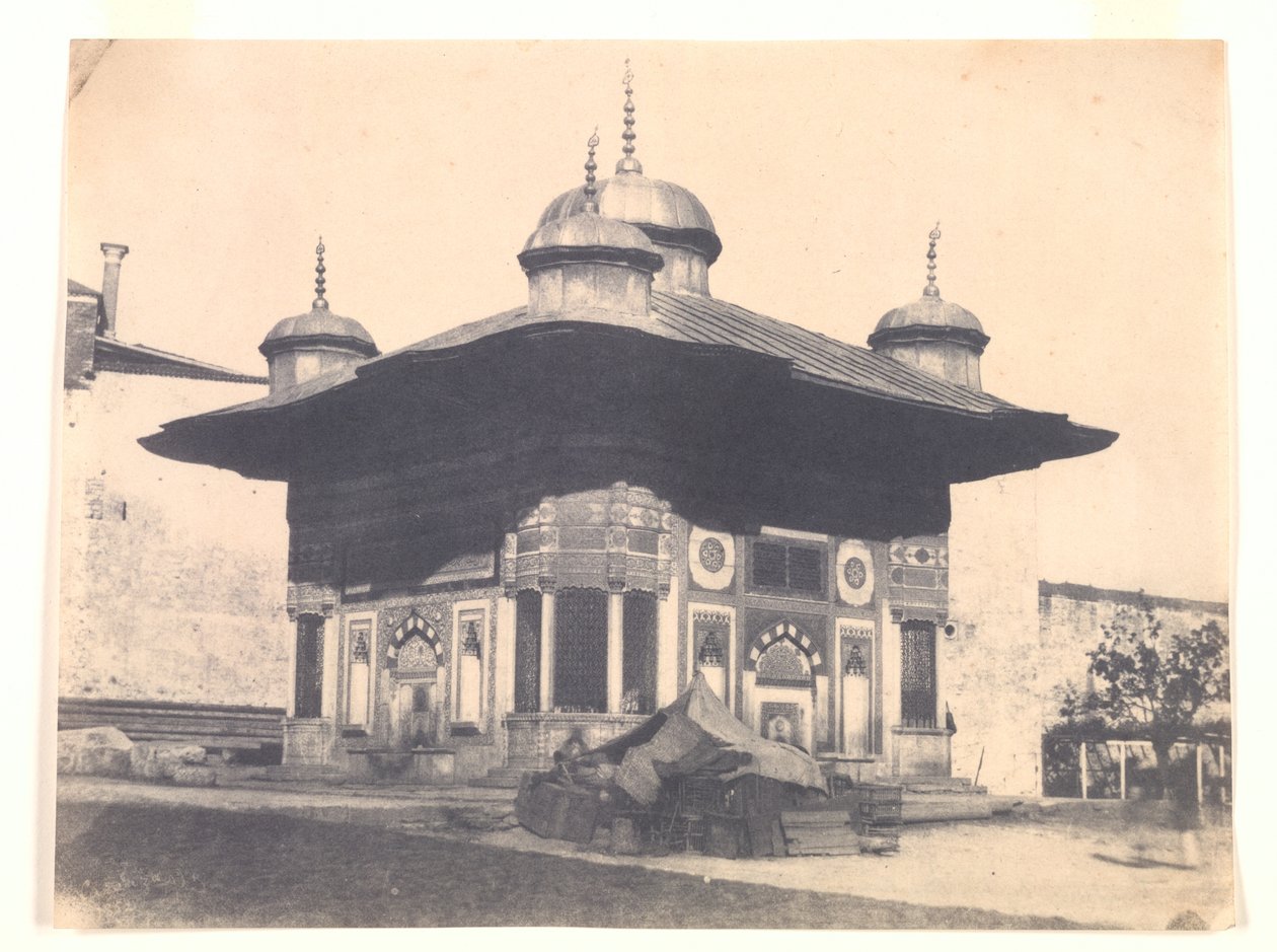 Sophias fontän, Konstantinopel, ca. 1854. av Ernest de Caranza