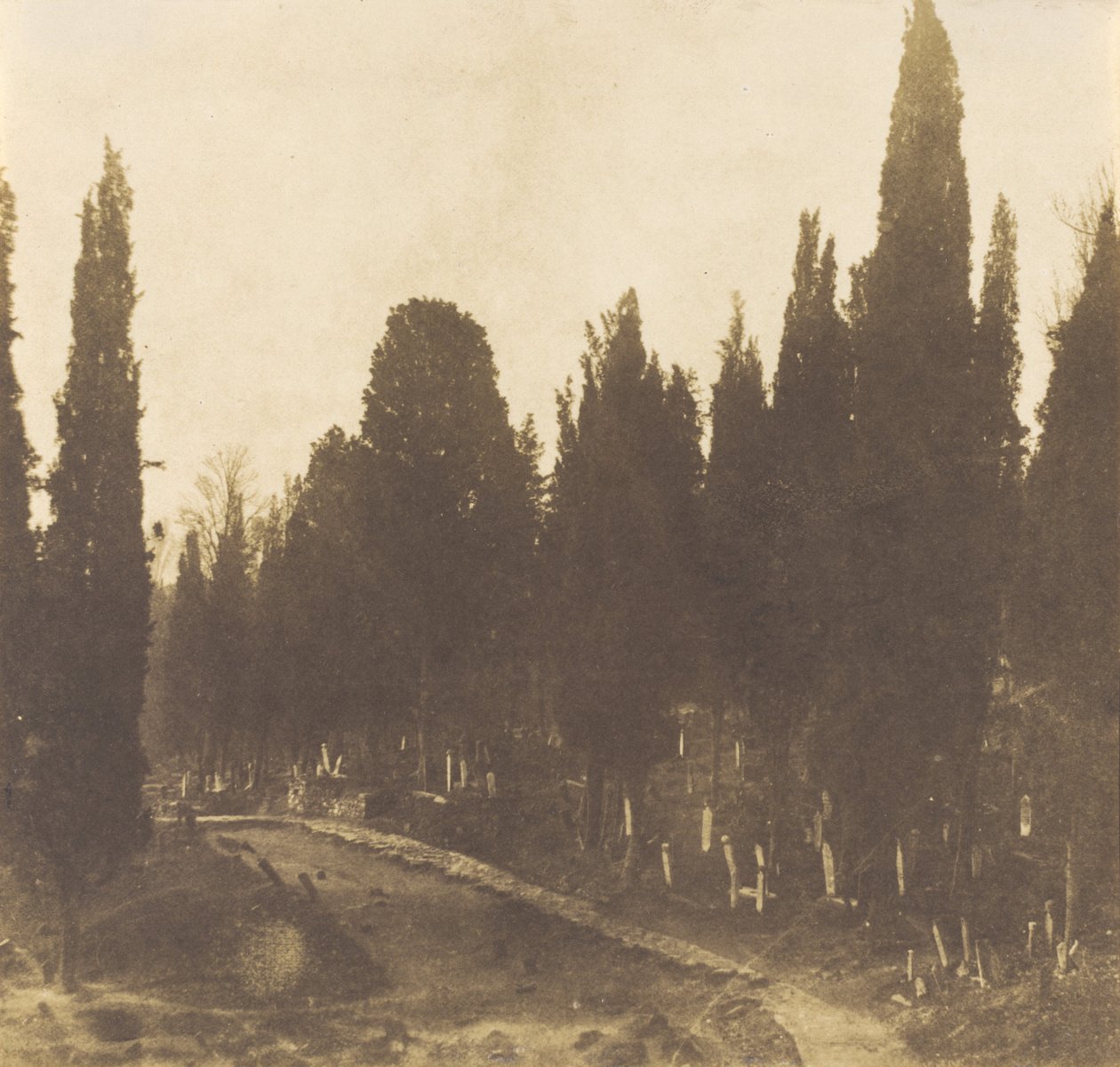 Turkiet: Scutari-kyrkogården, 1852. av Ernest de Caranza
