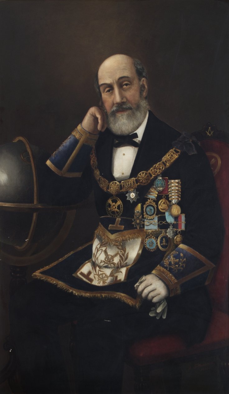 John Morant Hervey, storsekreterare, 1875 av Ernest de Cleichen von Tettenborn