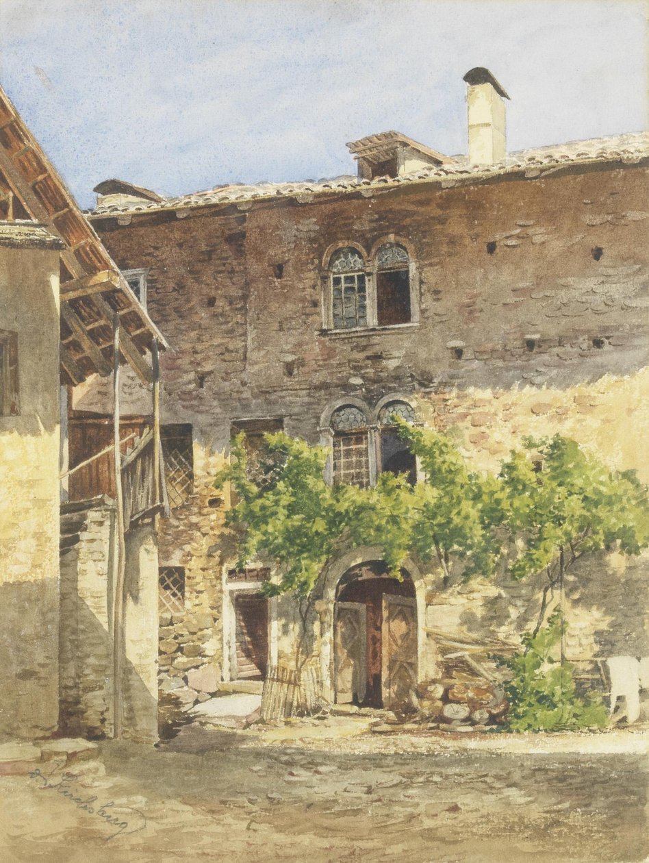  Italienischer Innenhof av Ernestine von Kirchsberg
