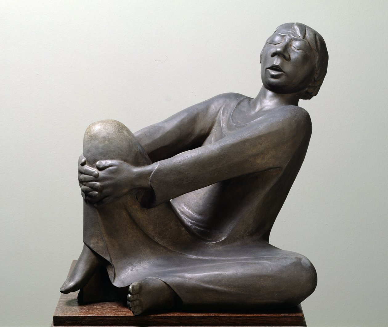 Den sjungande mannen, 1928 (zink) av Ernst Barlach