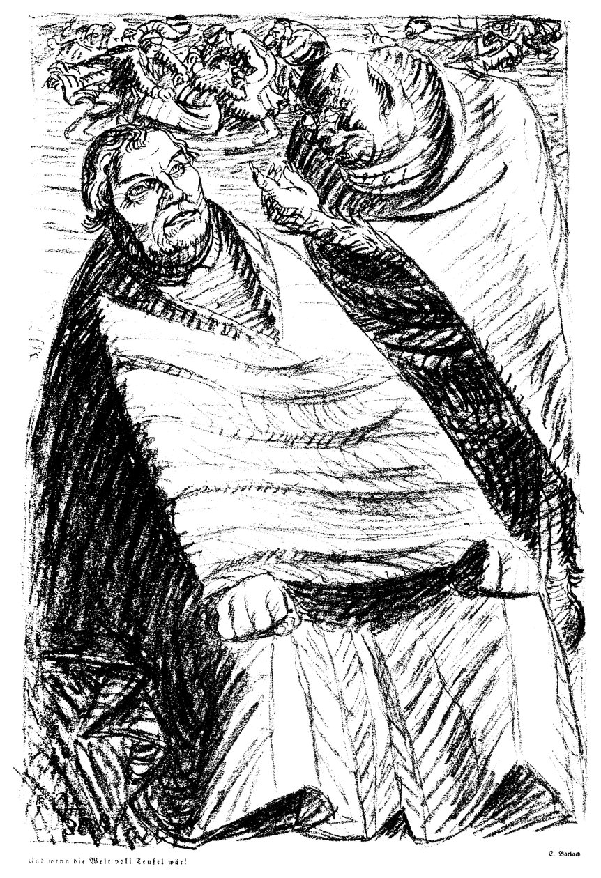 Und wenn die Welt voll Teufel war! av Ernst Barlach