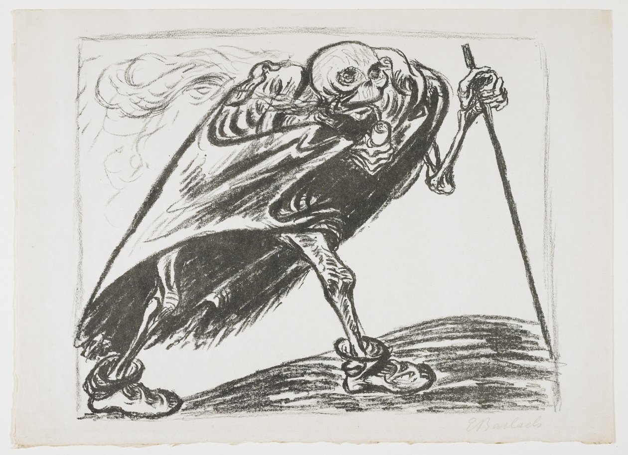 Den vandrande döden, 1923 av Ernst Barlach
