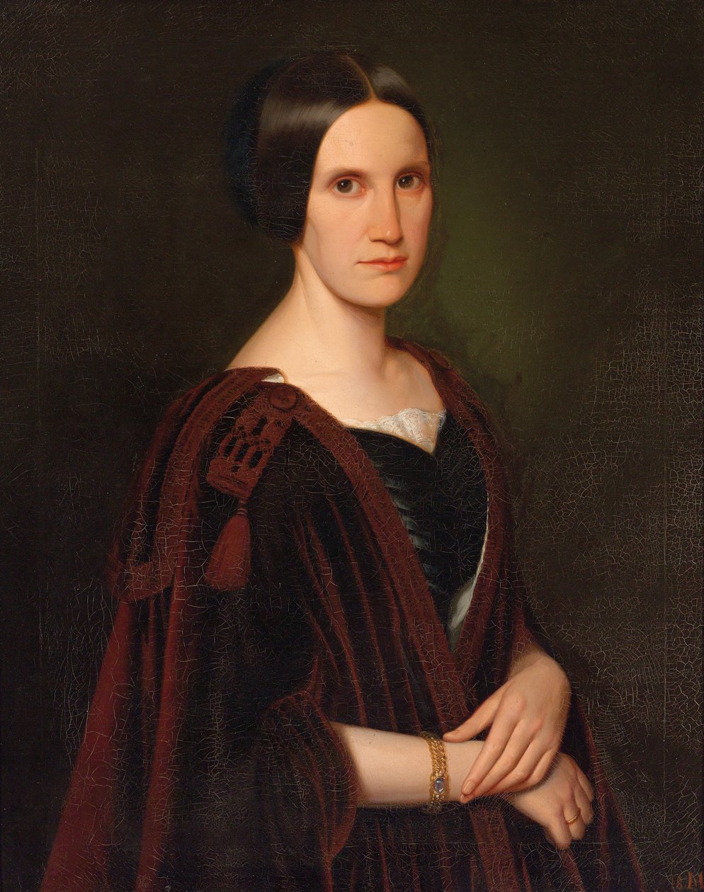 Porträtt av Juliana von Fradeneck av Ernst Christian Moser
