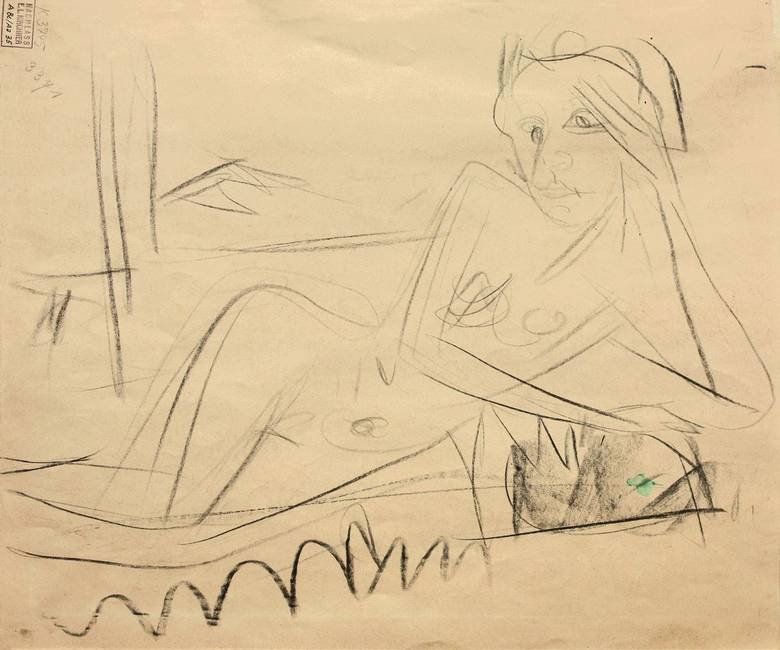  Frühling  av Ernst Ludwig Kirchner