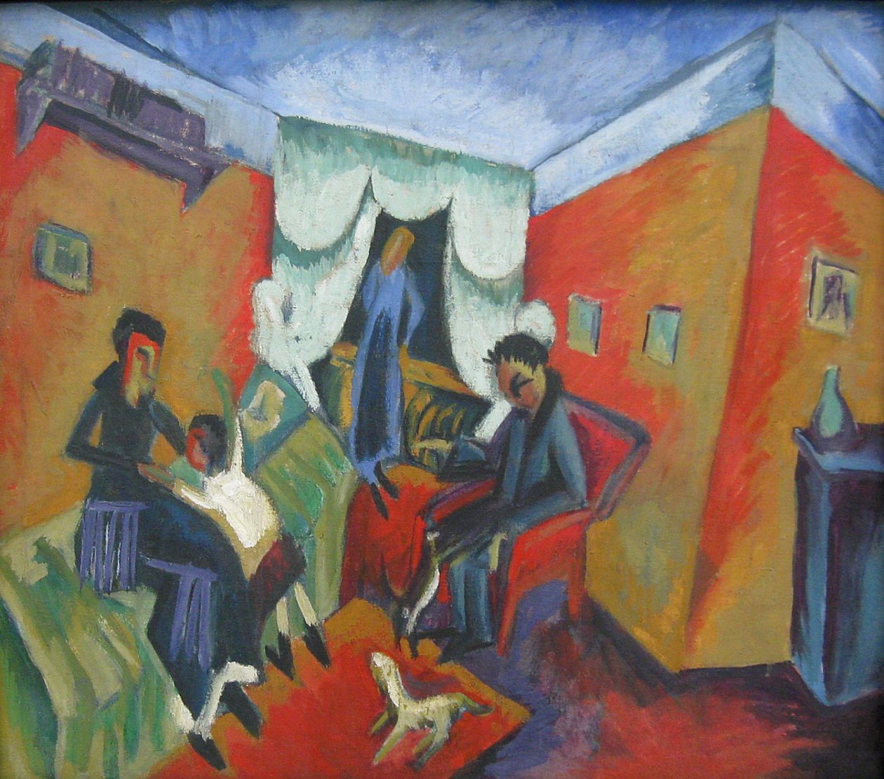  Interieur  av Ernst Ludwig Kirchner