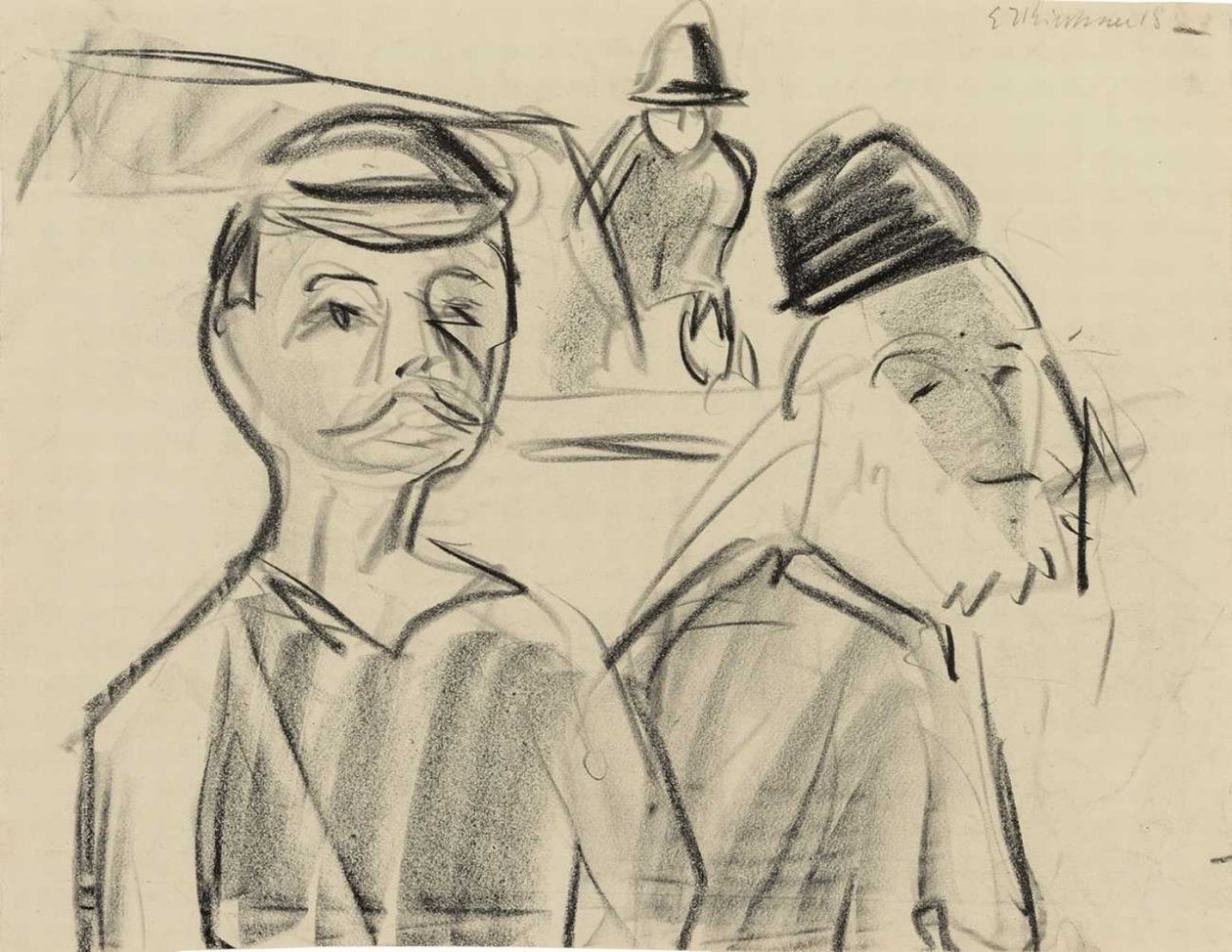 Almbauern av Ernst Ludwig Kirchner