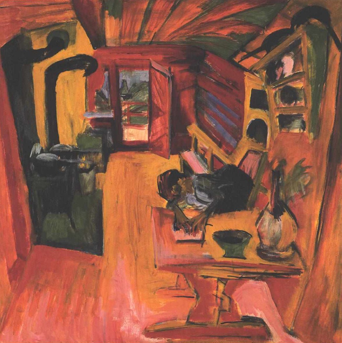 Alpküche av Ernst Ludwig Kirchner
