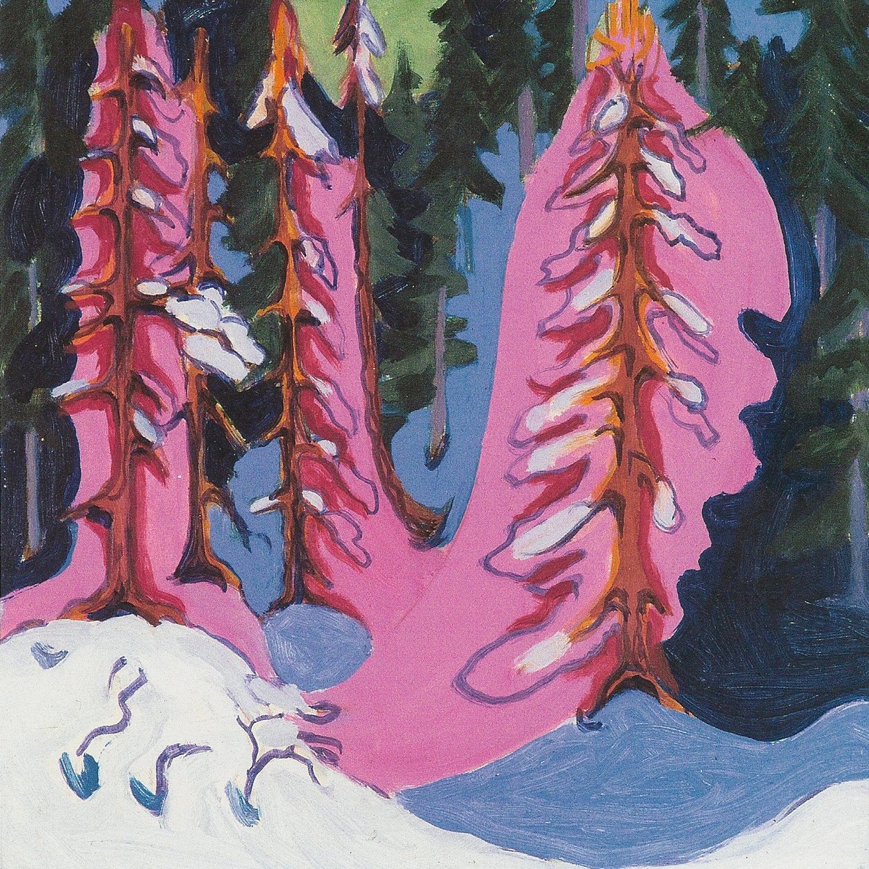 Am Waldrand av Ernst Ludwig Kirchner
