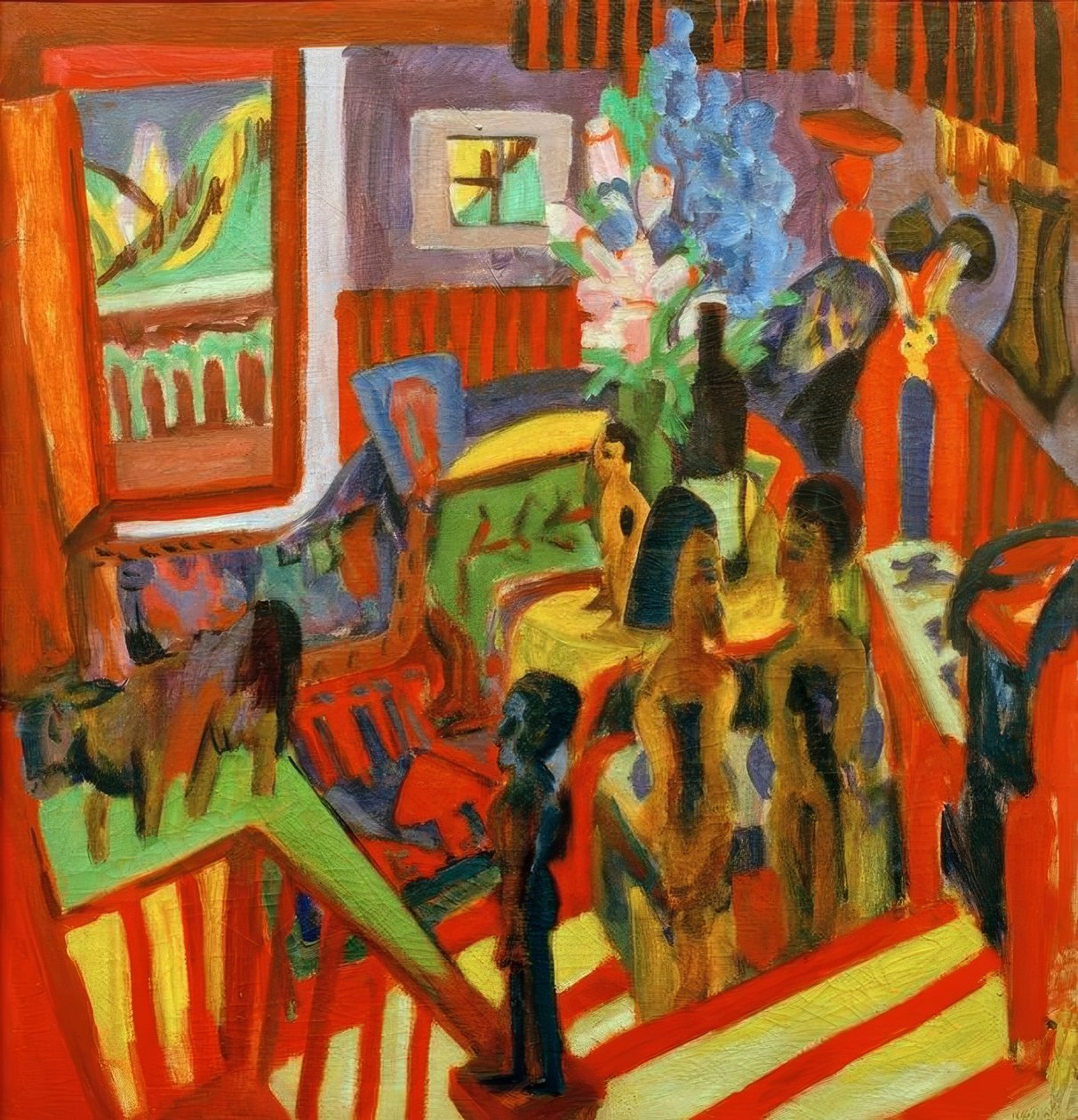 Atelierecke av Ernst Ludwig Kirchner