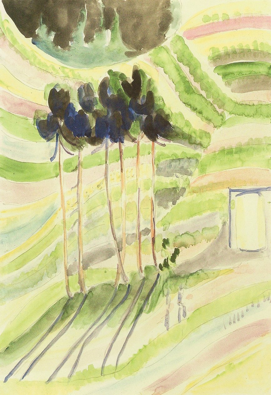 Baumgruppe av Ernst Ludwig Kirchner