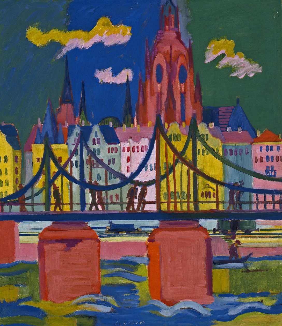 Der Frankfurter Dom av Ernst Ludwig Kirchner