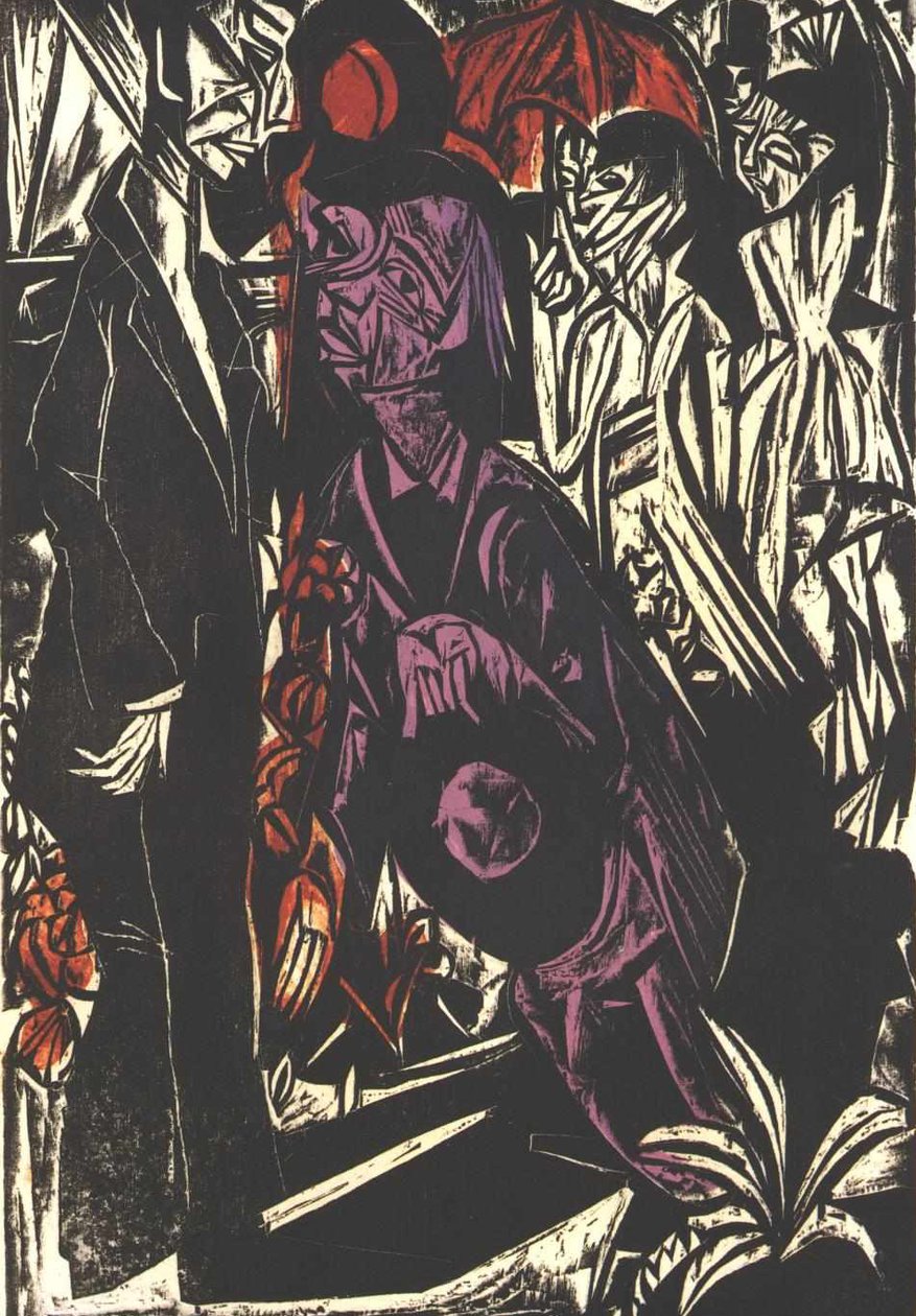 Der Verkauf des Schattens av Ernst Ludwig Kirchner